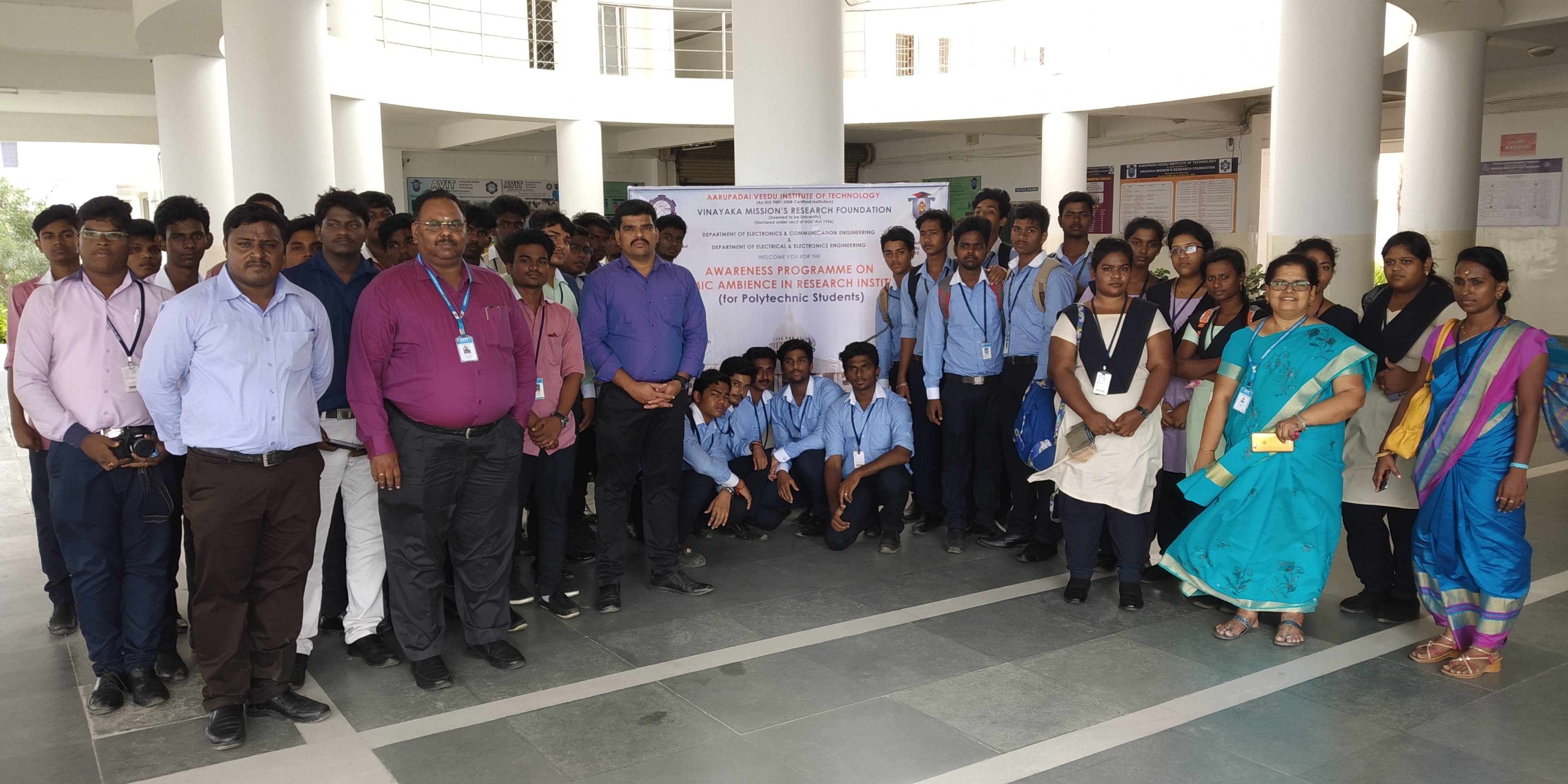 Awareness Programme on Academic Ambience in Research Institutions for Polytechnic Students at AVIT

