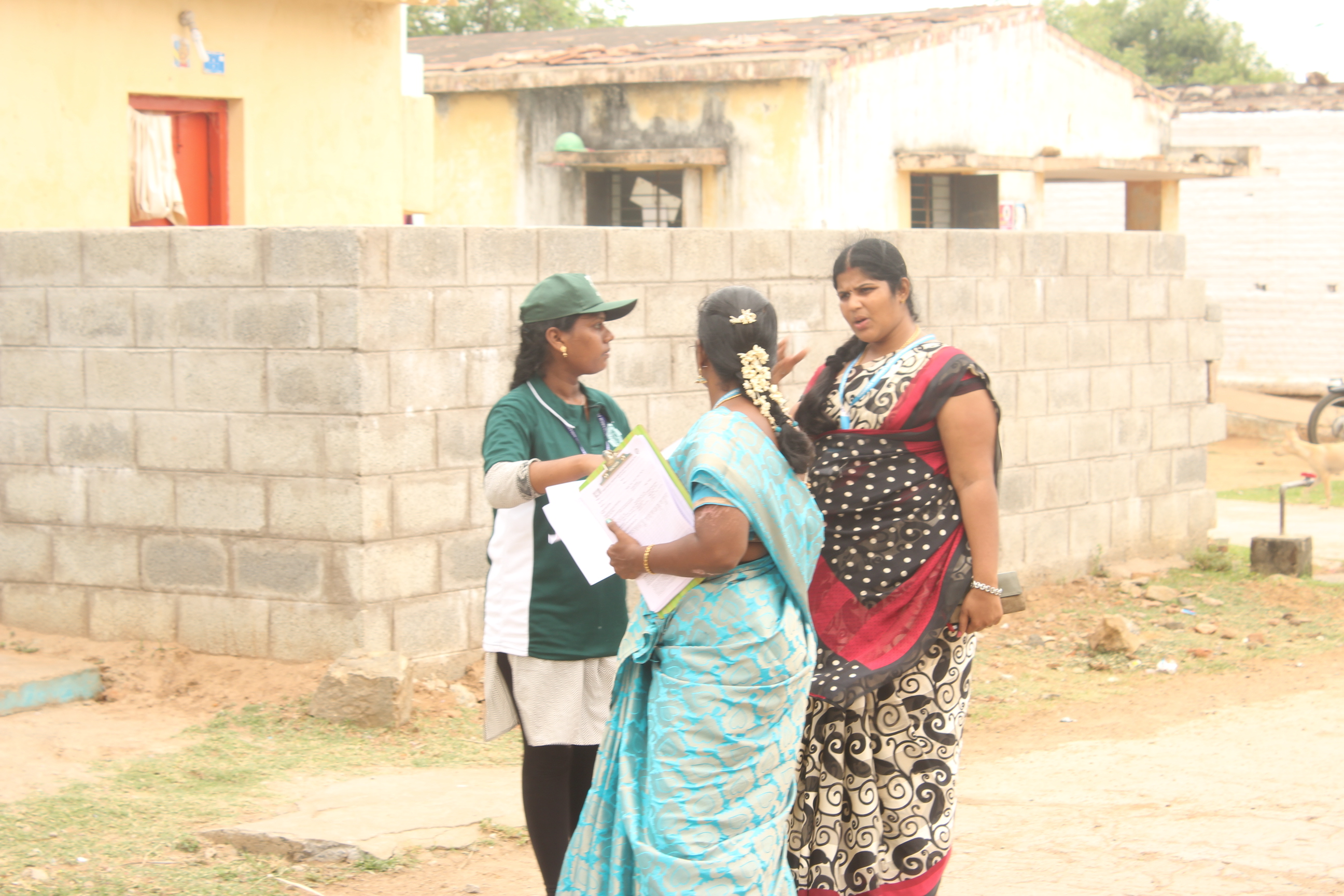Household Survey by Unnat Bharat Abhiyan Ladies Volunteers of AVIT
